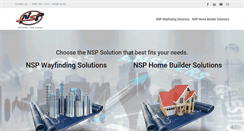 Desktop Screenshot of nsp.biz