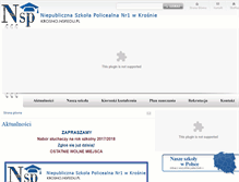 Tablet Screenshot of krosno.nsp.edu.pl