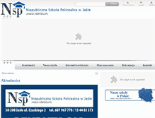Tablet Screenshot of jaslo.nsp.edu.pl